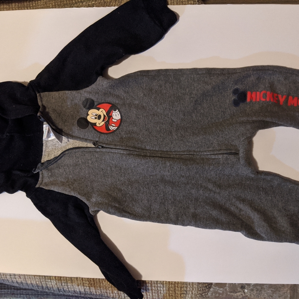 Boys Mickey one piece pajamas 18 months